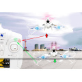 Drone Cheerson CX-33W-TX RC com câmera hd quadcopter Wifi controlável com uma tecla para decolar